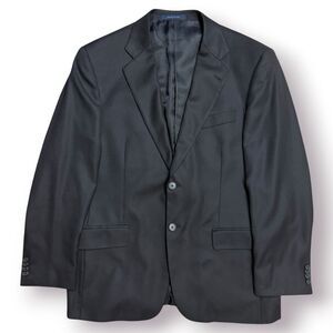 Joseph Abboud Loro Piana Wool Blazer Men 40S Black Sport Coat Jacket Event Groom